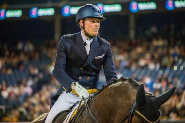 Henri Ruoste vid Sweden International horse Show 2021. Foto: Tomas Holcbecher