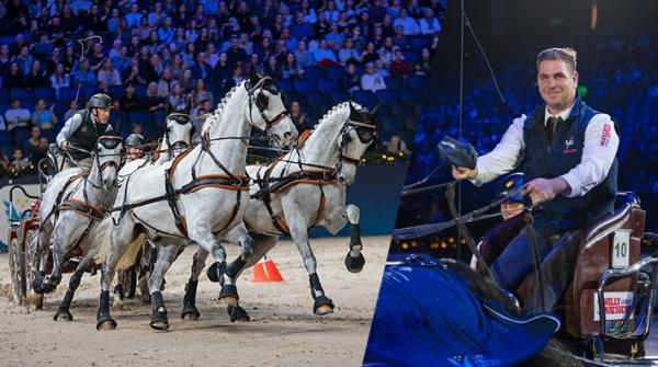 Svenska Axel Olin till vänster och vinnaren Dries Degrieck. Foto: Jennie Börs