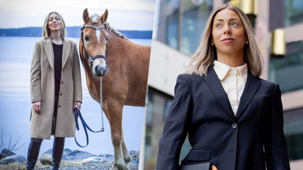 Beatrice Gustafsson är hästtjej, affärsjurist och satsar på VM i bodybuilding. Foto: Cornelia Kononen Skytt/ Privat