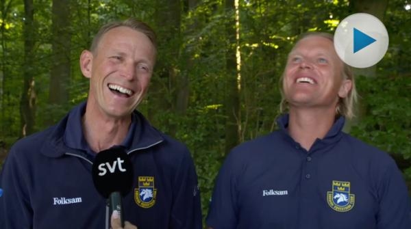 Peder Fredricson och Fredrik Jönsson slåss tillsammans om medalj för Sverige under EM. Här berättar de om varandras personligheter.