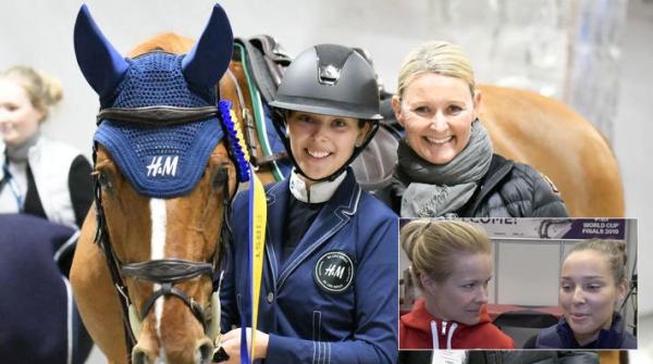 Janelle Larsson är en av årets Malin Baryard-stipendiater och hon vann YR-finalen i Scandinavium. Malin hyllar den talangfulla unga ryttaren.