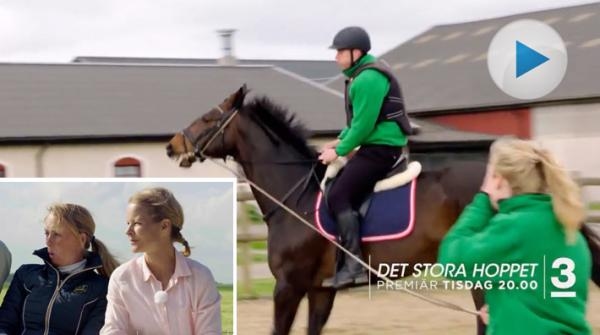 Skratt och allvar i tv-serien "Det stora hoppet"