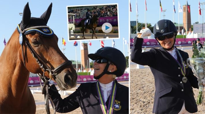 <p>Louise Etzner Jakobsson och Zernard fick med sig ett brons och ett silver hem från EM. Paradressyren har fått relativt stort utrymme i media under det här mästerskapet, bland annat i SVT. Se delar...