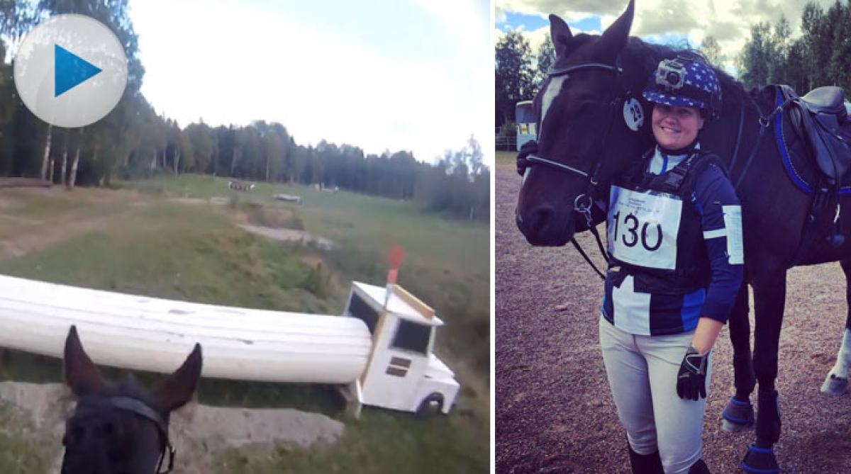 Ida Hagström och Pantis tar sig an terrängen med glädje: ”Hon är hästen i mitt liv”