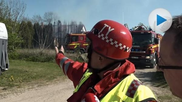 Misstänkt mordbrand på ridgymnasium