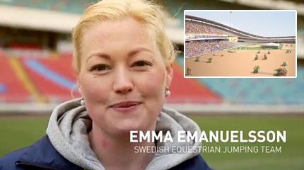 Emma Emanuelsson bjuder in till Ryttar-EM 2017 i Göteborg