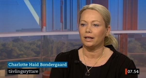 Se Charlotte Haid-Bondergaard i Gomorron Sverige