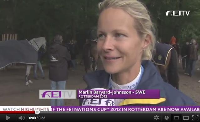 Malin jättenöjd trots andraplats