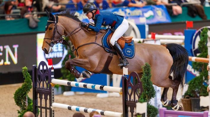 Malin Baryard Johnsson är både ryttare och sportchef under Sweden International Horse Show. Foto: Tomas Holcbecher (arkiv)