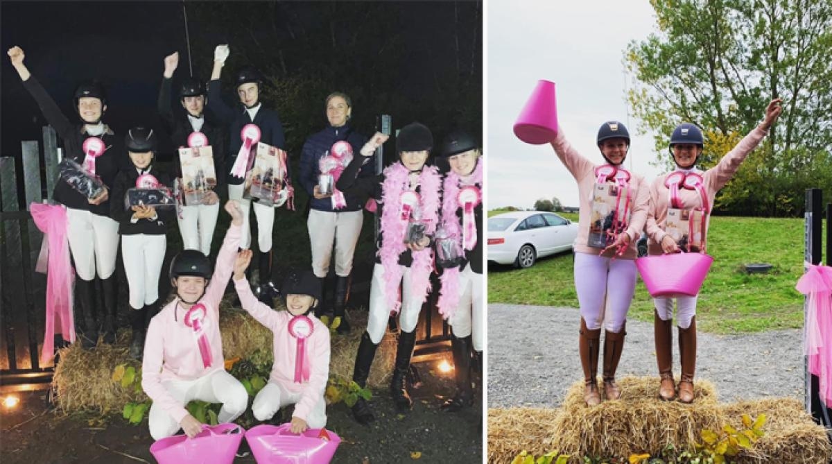 Placerade i kompiskampen under lördagen, samt Emelie Wiederström och Jenny Persson som vann på söndagen.