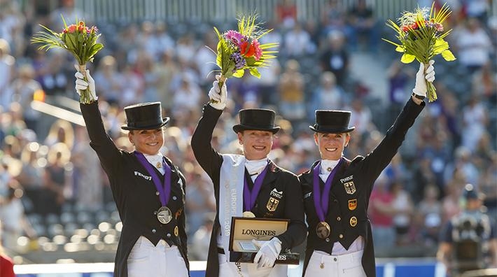 Tre tyskar, tre kvinnor – så ser medaljpodiet i EM ut: "En härlig atmosfär"