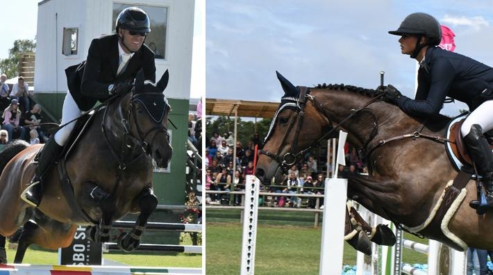 Marcus Westergren och Nicole Holmén har lyckats riktigt bra med unghästarna. Foto: Linnea Lindahl