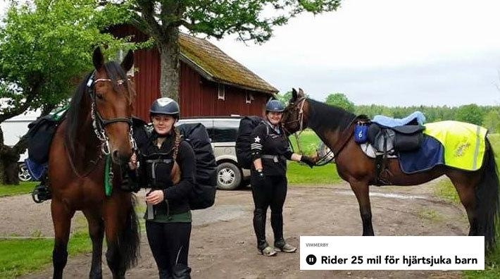 Hjärtebarnsritten på väg mot Örebro