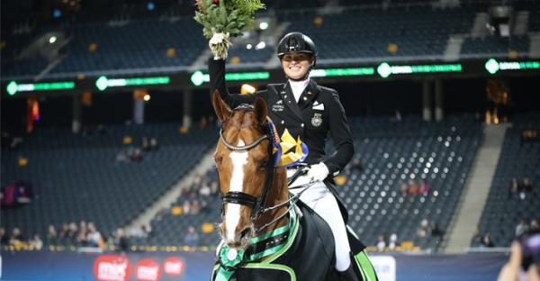 Marina Mattsson är en av fem svenska U25-dressyrryttare som är klara för Stockholm Horse Week.