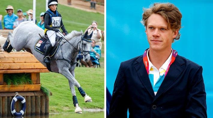 Ludwig Svennerstål och Louise Romeike rider i första omgången av fälttävlans Nations Cup. Arkivfoto: Tomas Holcbecher