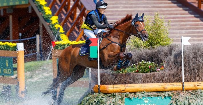 Louise och Wieloch's Utah Sun i Aachen förra året. Arkivfoto: Tomas Holcbecher