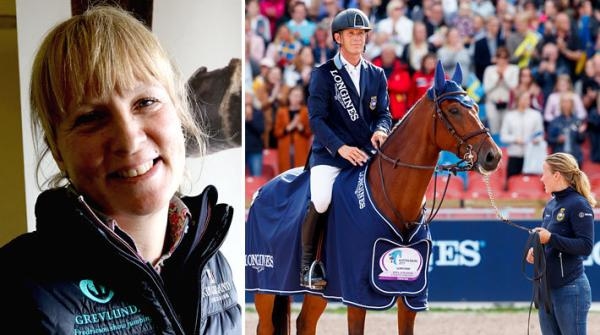 Jenny samt hennes kollegor Peder Fredricson, "Allan" och Malin Henlöv. Foto: Anki Yngve och Tomas Holcbecher