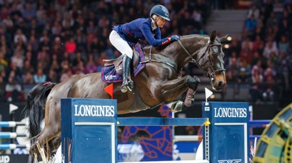 Evelina Tovek rider i lag i Global Champions League. Arkivfoto: Tomas Holcbecher