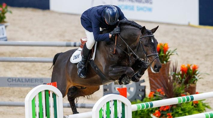 John Whitaker och Argento under Gothenburg Horse Show. Foto: Tomas Holcbecher