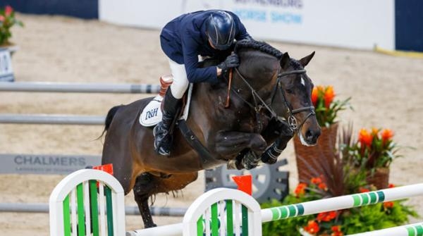 John Whitaker och Argento under Gothenburg Horse Show. Foto: Tomas Holcbecher