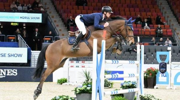 Peder och All In bekantade sig med arenan på onsdagen. Foto: Linnea Lindahl