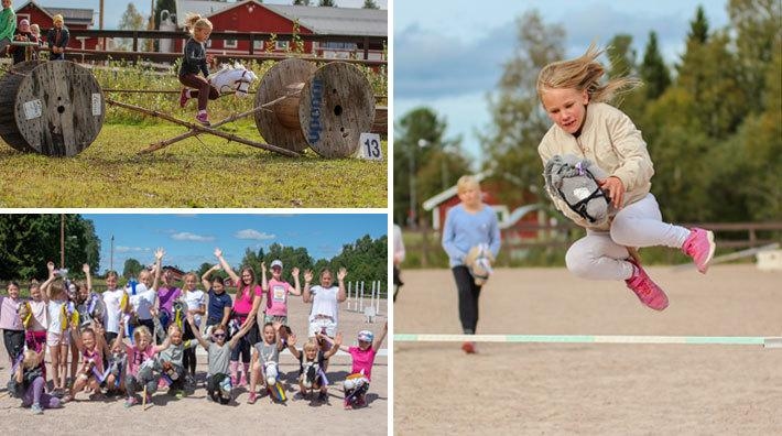 Käpphästtävling förbereder de kommande tävlingsryttarna