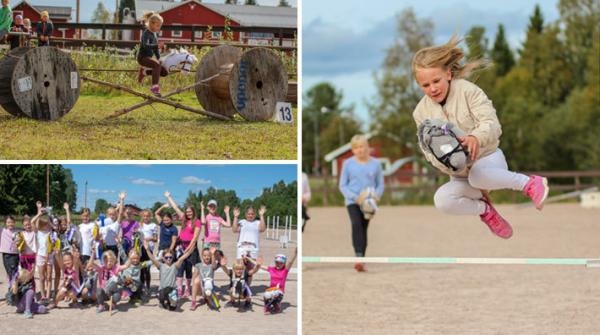 Käpphästtävling förbereder de kommande tävlingsryttarna