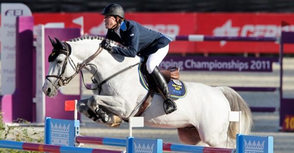 Henrik von Eckermanns EM-hingst Coupe de Coeur stationeras på Lövsta