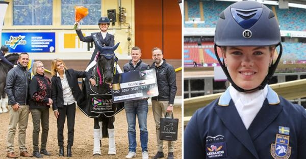 Paulinda Friberg vann förra året. Foto: Pressbild Dressage Power och Frida Bank (Lina)