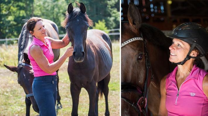 Nina Fox Stark: ”Drömmen är att rida Grand Prix på en egenuppfödd häst”