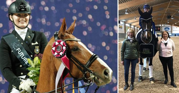 Marina och Lina toppade Lövsta-kvalen