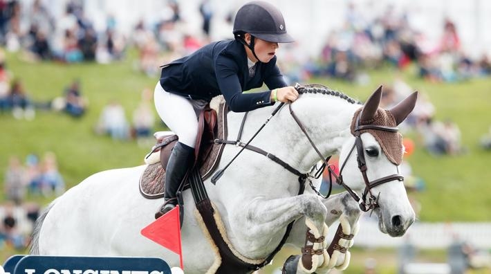 Sanne Thijssen och en annan häst. Arkivfoto: Tomas Holcbecher