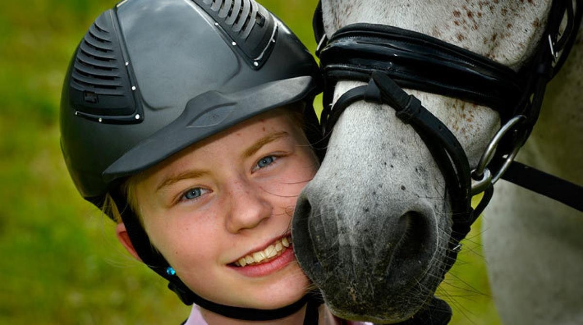 Sara vann en träningshelg för Marina Mattsson