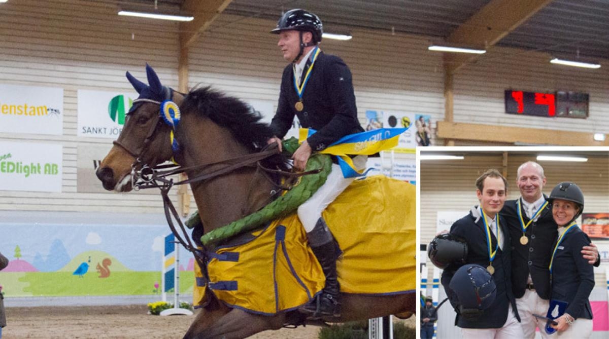 Anders Lidbeck ledde ärevarvet, följd av Stina Lillje på silverplats och Viktor Melin med sitt brons.