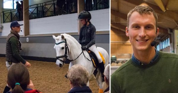 Carl Hedin och Linn Tullberg på Brodals Elton under "Respekt"-clinicen i Helsingborg.