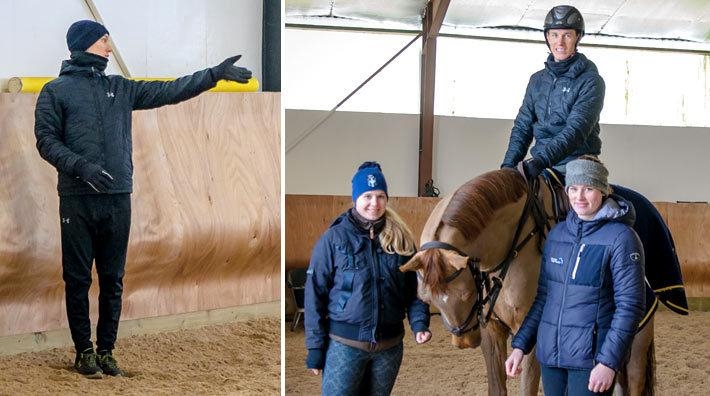 Linnea och Emilia fick träna för Alexander Zetterman: "En dröm!"