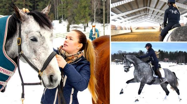 <i>Skimmeln De Lazet, kallad "Lazzie", ägs tillsammans med systern Elin Dolk.</i>