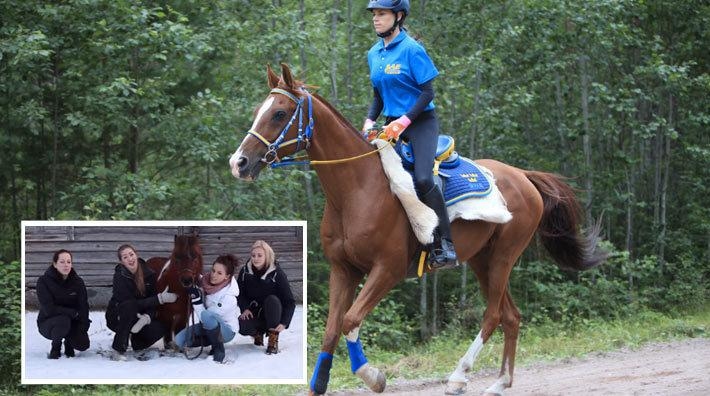 Annelie Eriksson rider för Musikhjälpen