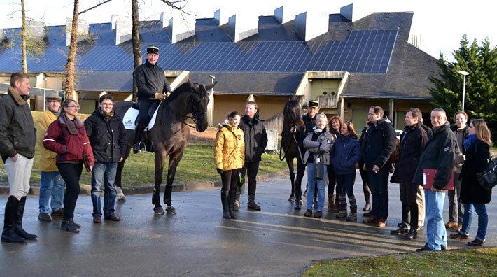 <i>Några av deltagarna vid seminariet i Saumur.</i>