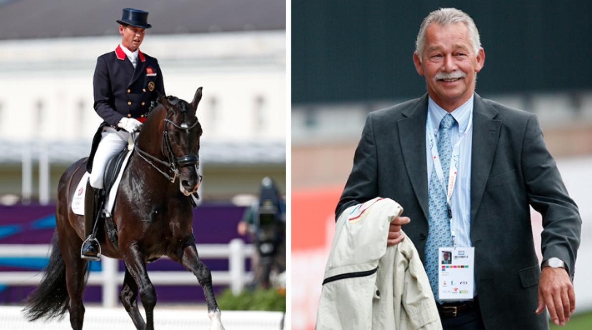 Dressyr-ikonen Carl Hester och toppdomaren Stephen Clarke gav råd under The Dressage Convention.