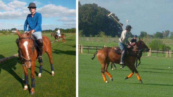 Fermin Gutierrez är ansvarig för att ta hand om de dyrbara klonerna som växer upp på La Ensenada Polo Club.