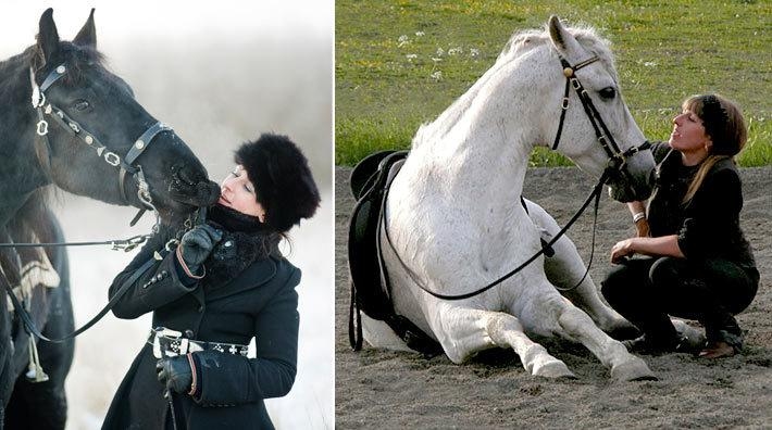 Malin Hellstedt är vår expert i serien om trickträning. FOTON: Paulin Högdahl och Anna Spathon<br>