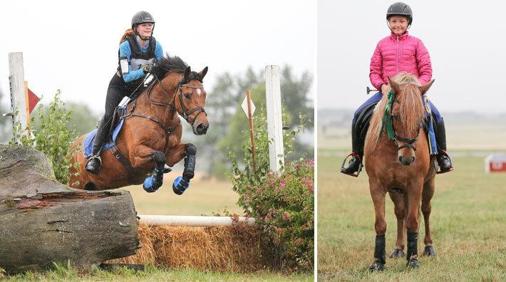 <i>Hanna Osbeck på Vidarnas Kadillac och Elina Axelsson på Amara. FOTO: Fredrik Jonsving/Jonsvingphoto.se</i>