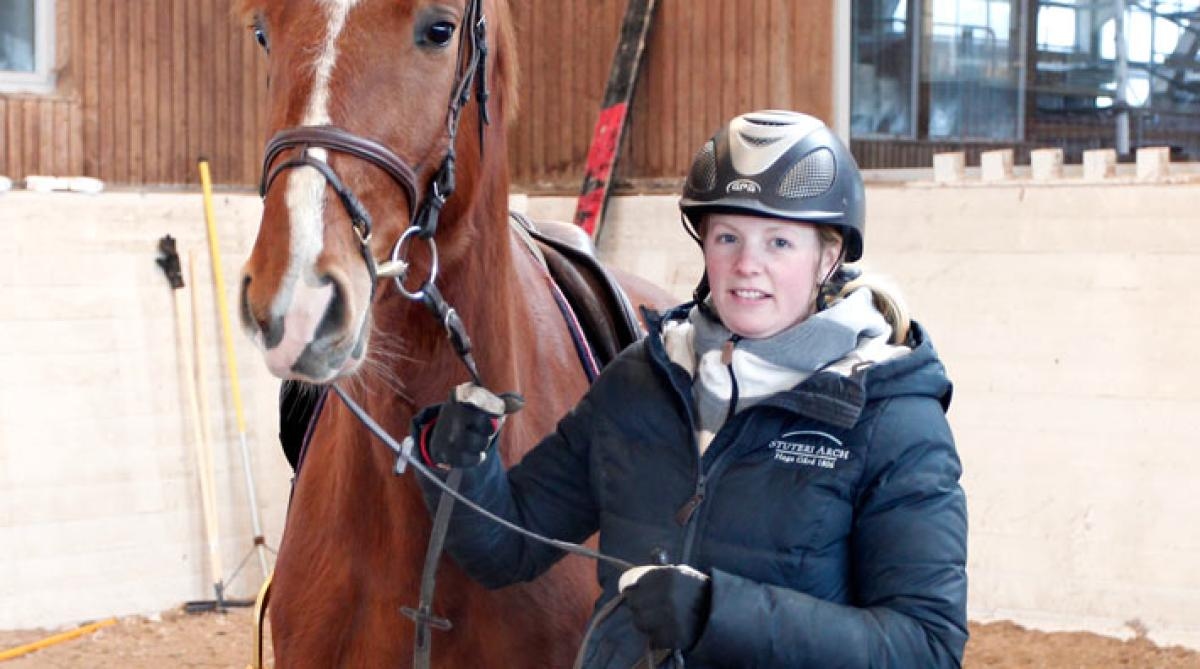 Amanda Ericsson är en av landets mest framgångsrika unghästryttare i hoppning.