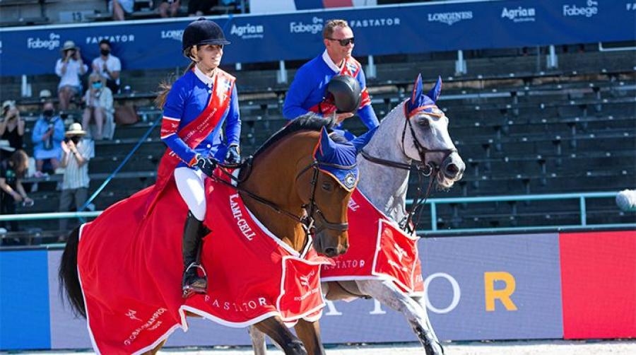 Valkenswaard United stod som segrare även i Stockholm tidigare i år. Under tävlingarna i Rom red Peder All In istället för Catch Me Not S. Arkivfoto: Jennie Börs